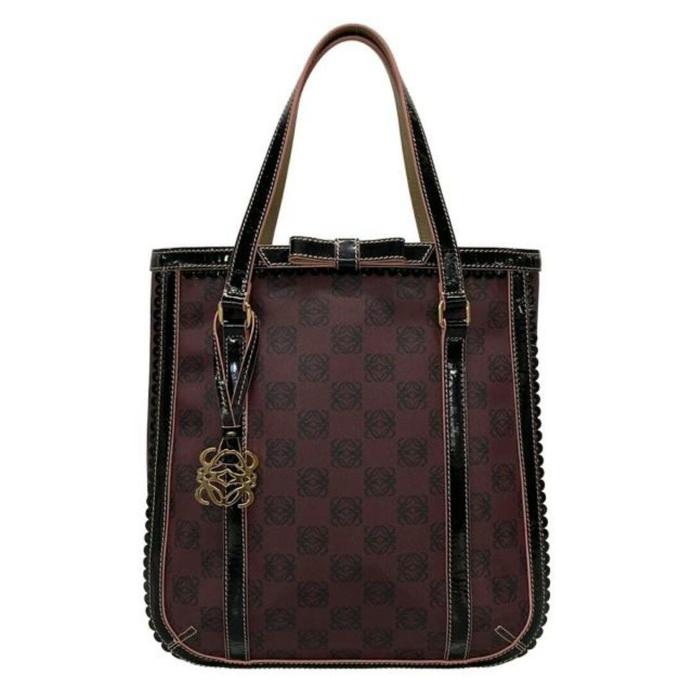 Authentic Loewe Anagram Elegant Burgundy